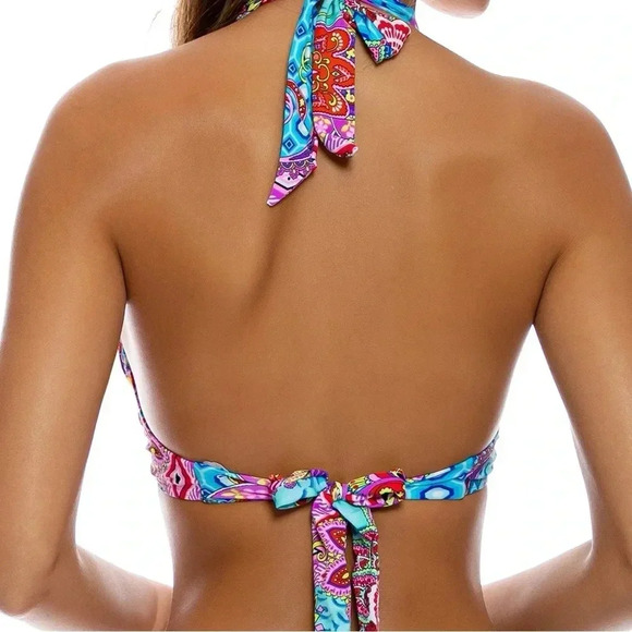 Luli Fama Maracas Y Mojitos Va Va Voom Underwire Bikini Top Size XS - Picture 3 of 6